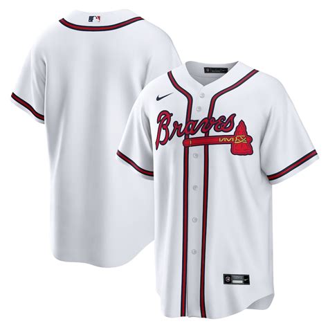 men's atlanta braves nike white home replica team jersey|Men's Atlanta Braves Nike White Home Blank Replica Jersey.